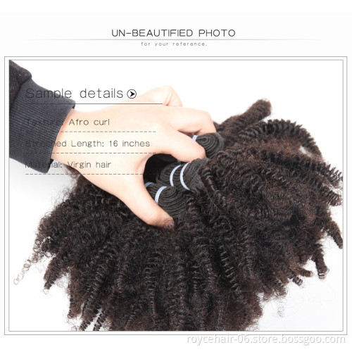 Wholesale  Hot China Hair Products Afro Kinky Weave Bulk Human Hair